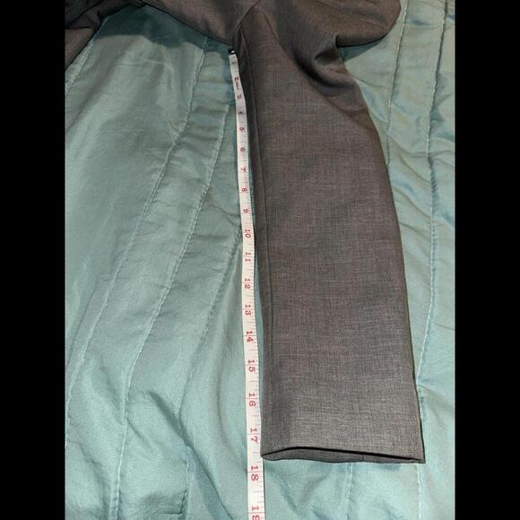 Nine West Women's Blazer Size 4 Gray One-Button Suit Jacket Business Career - Picture 8 of 9